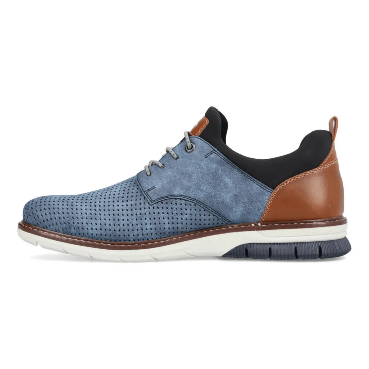 Rieker Men's 14450-14 Dustin Baltic/Amaretto/Black