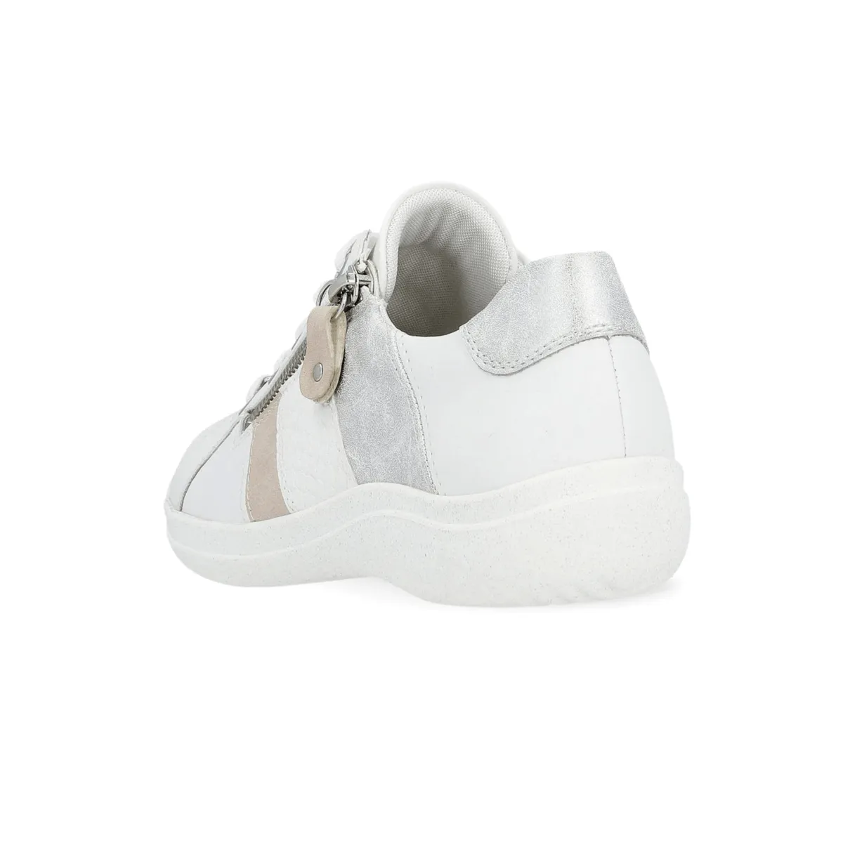Rieker Woman's Louann D1E00-81 White/Rose/Ice