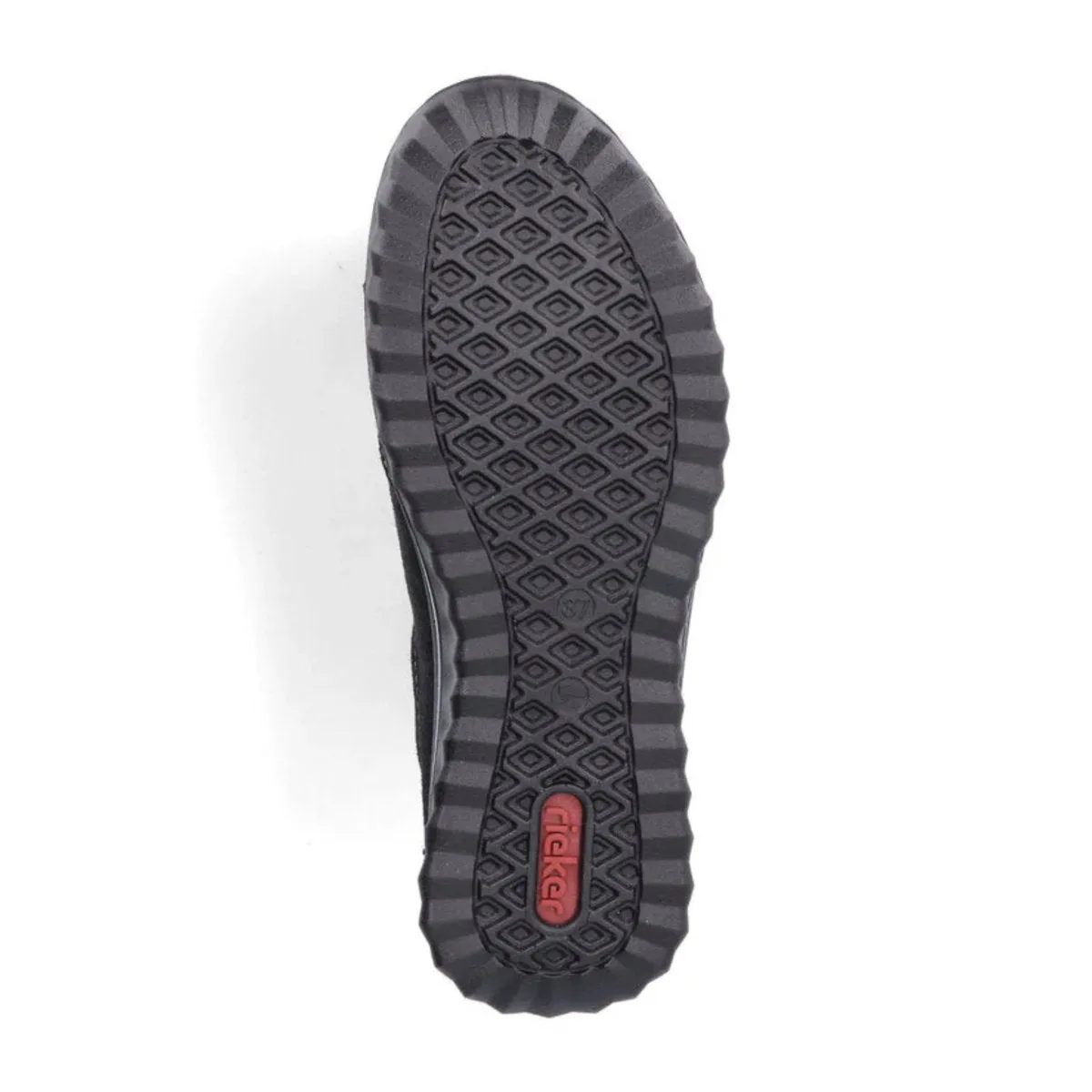 Rieker Women's 59071-00 Eugenia Black Nubuck Waterproof
