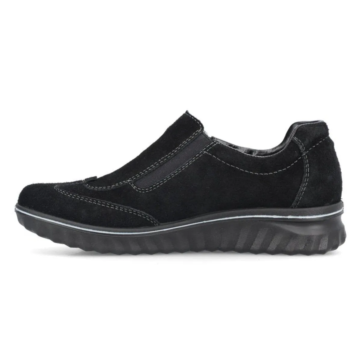 Rieker Women's 59071-00 Eugenia Black Nubuck Waterproof