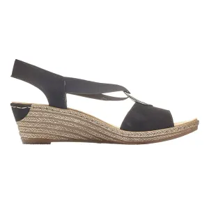 Rieker Women's 624H6-00 Black