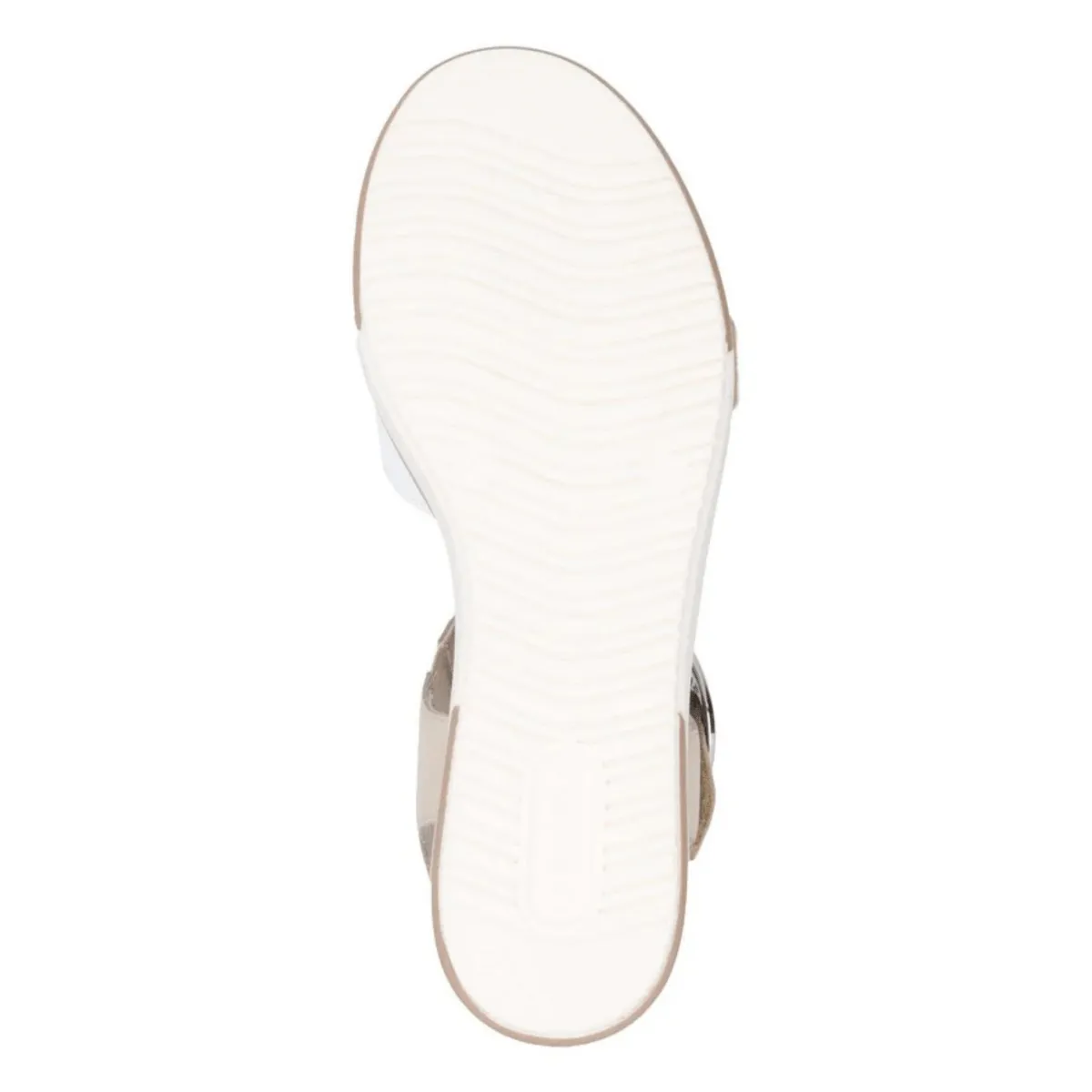 Rieker Women's D1P54-80 Sabine White/Pearl Leather