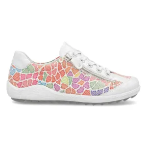 Rieker Women's R1402-97 Liv Ice/Multi Leather