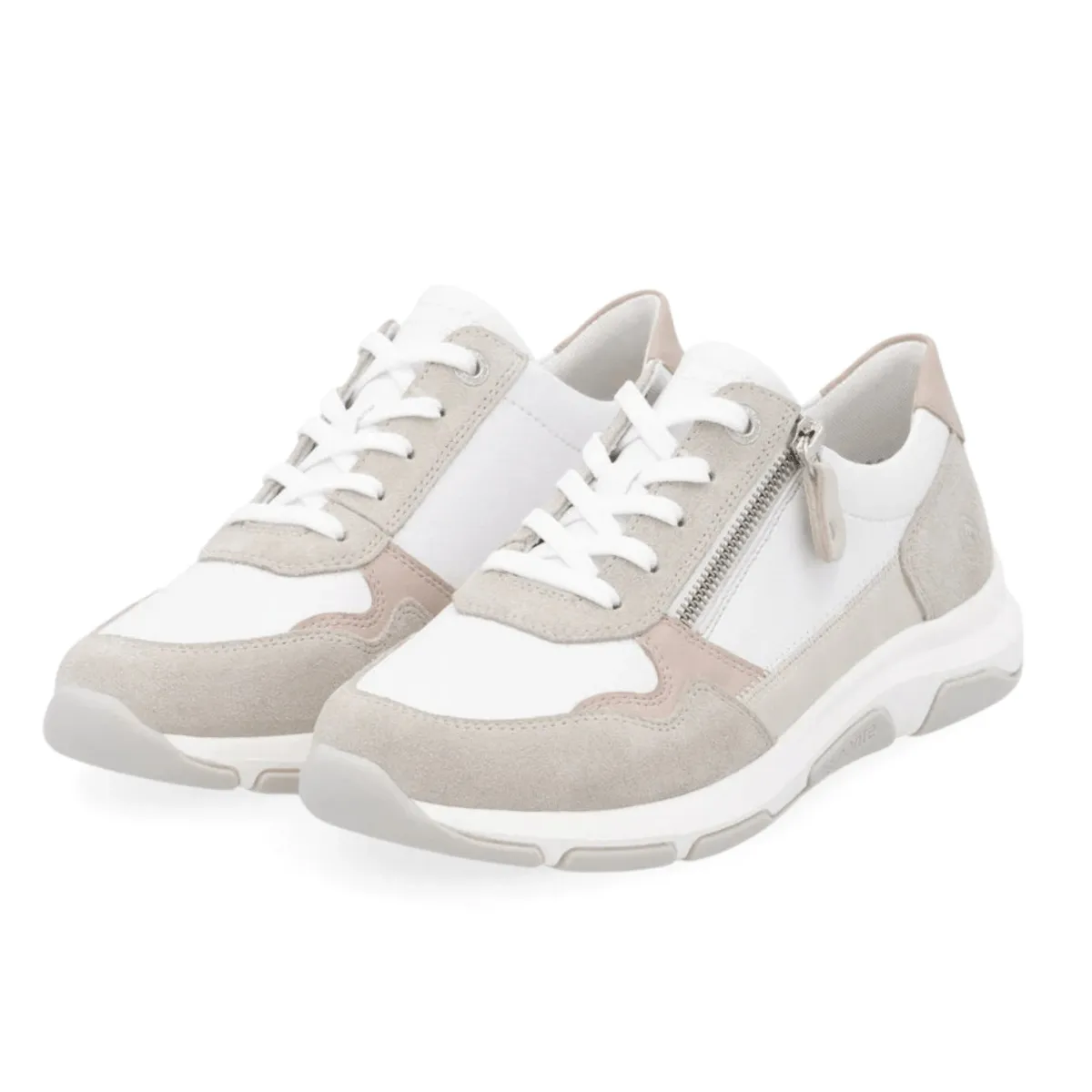 Rieker Women's Soraya D1S03-81 Quartz/White/Rose/Cream