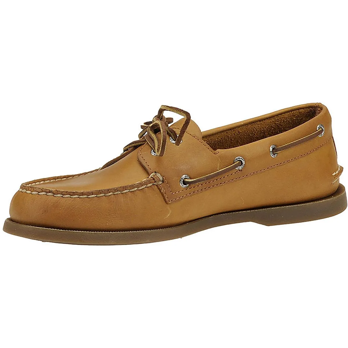 Sahara Mens Leather Casual Boat Shoes