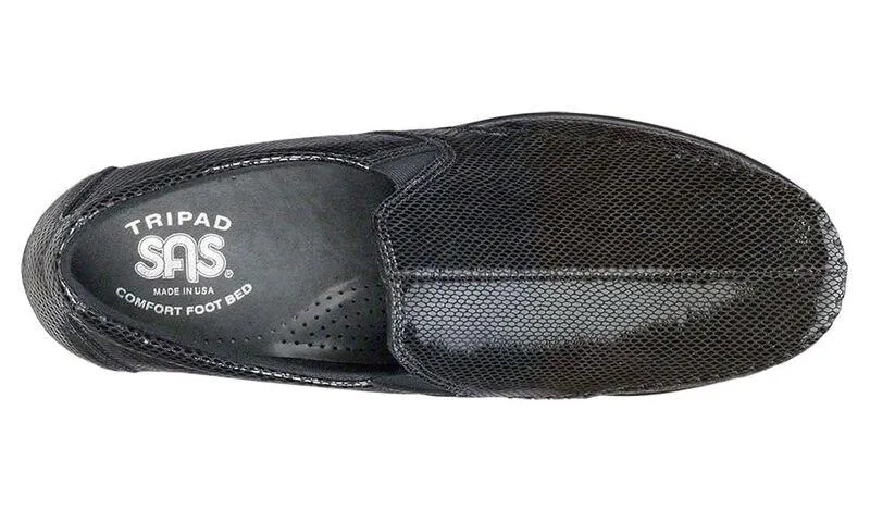 SAS Women's Dream Black Snake Leather