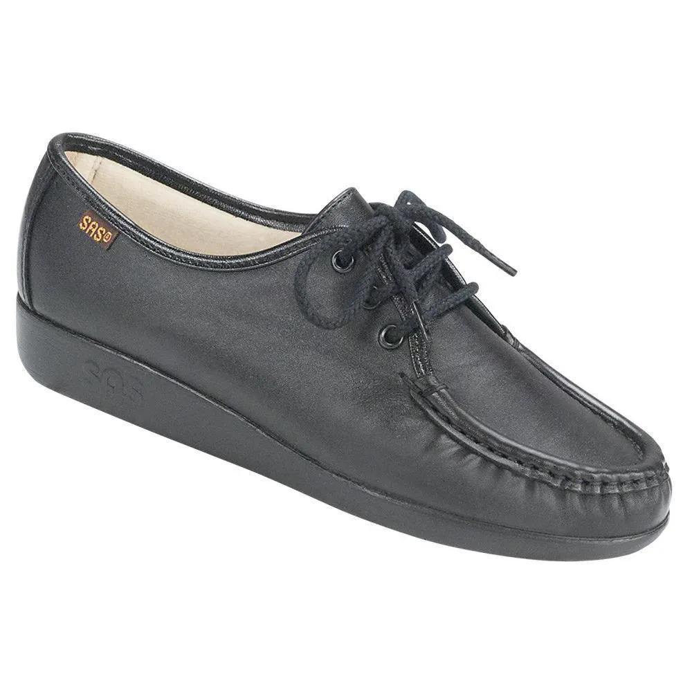 SAS Women's Siesta Black Leather