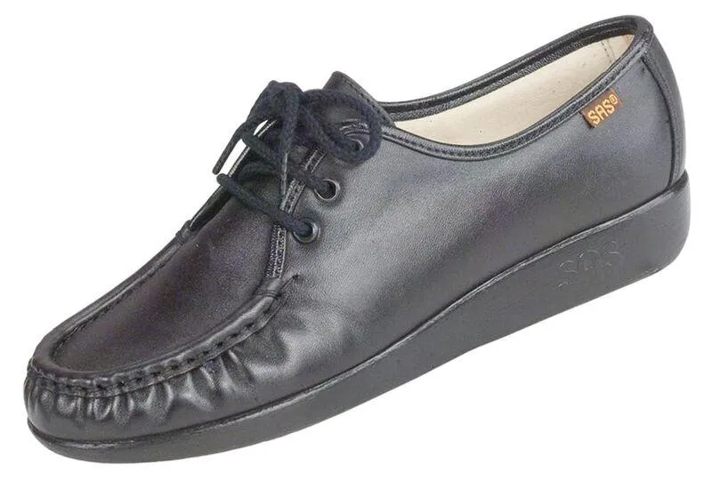 SAS Women's Siesta Black Leather