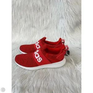 Shoes Athletic By Adidas In Red & White, Size: 9