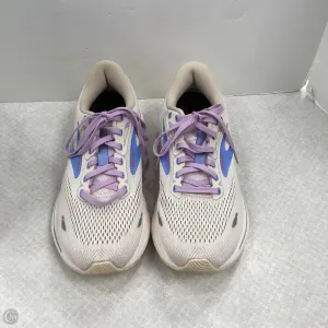Shoes Athletic By Brooks In Cream & Purple, Size: 9.5