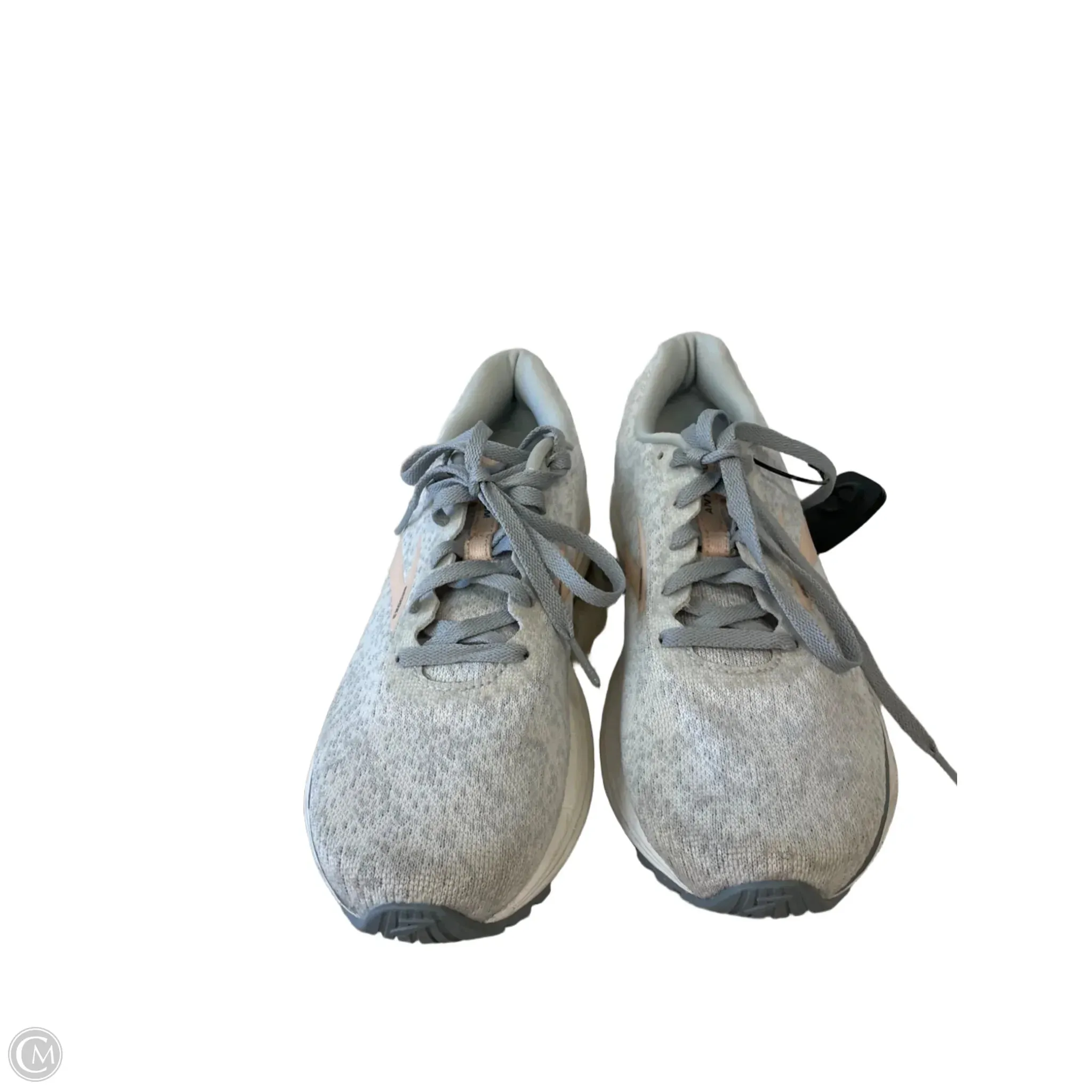 Shoes Athletic By Brooks In Grey & Pink, Size: 9.5