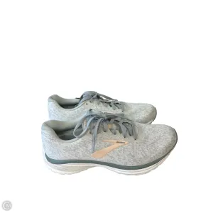 Shoes Athletic By Brooks In Grey & Pink, Size: 9.5