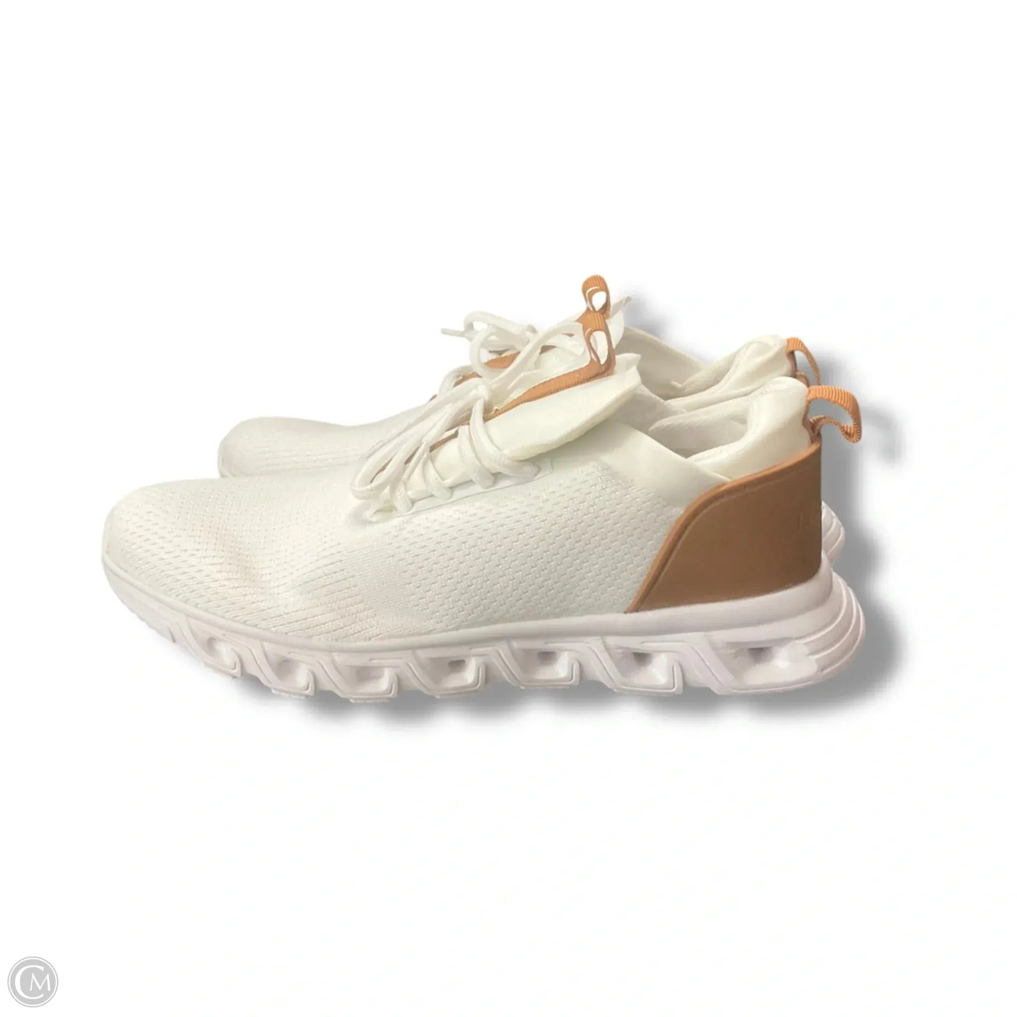 Shoes Athletic By Nautica In Brown & White, Size: 9