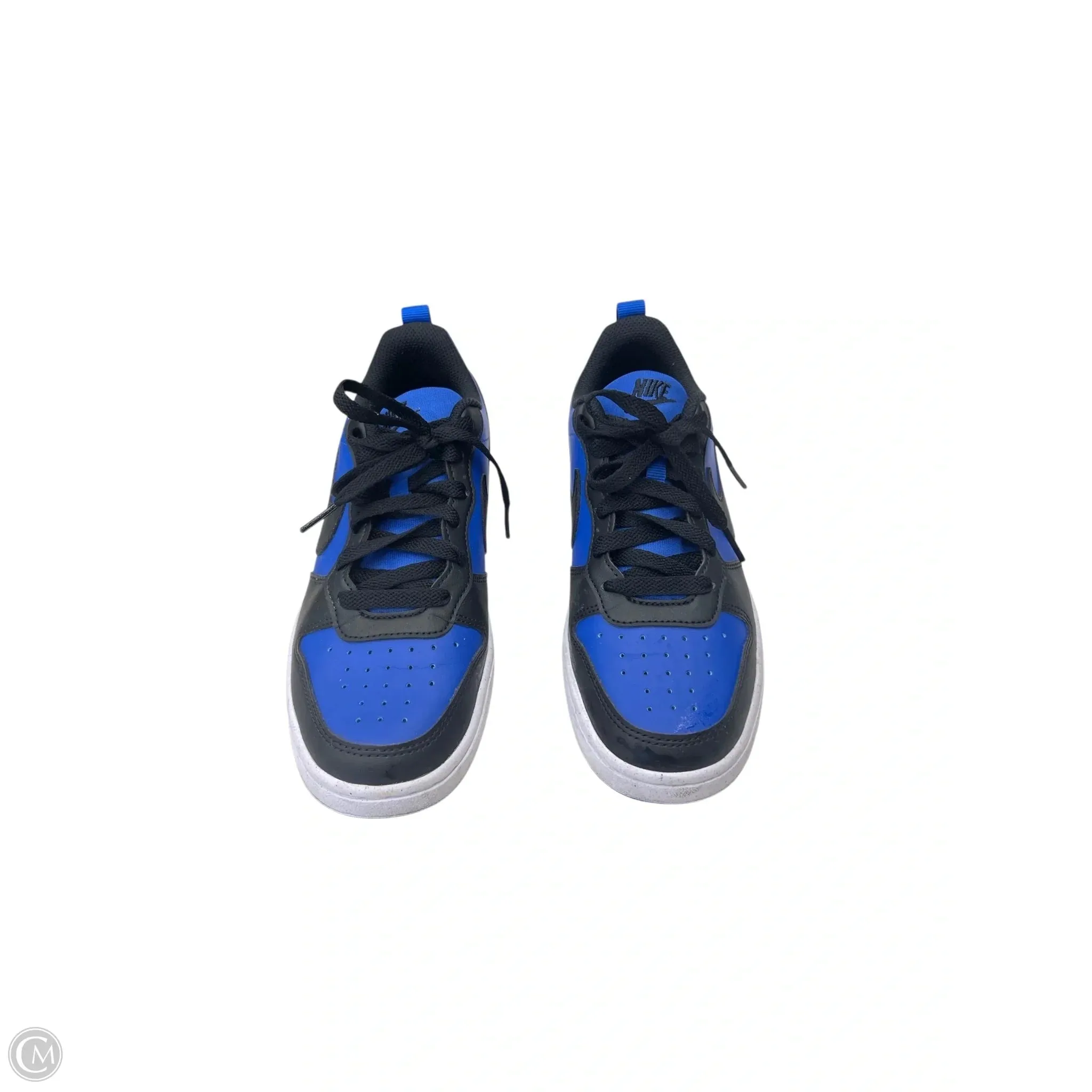 Shoes Athletic By Nike In Black & Blue, Size: 7