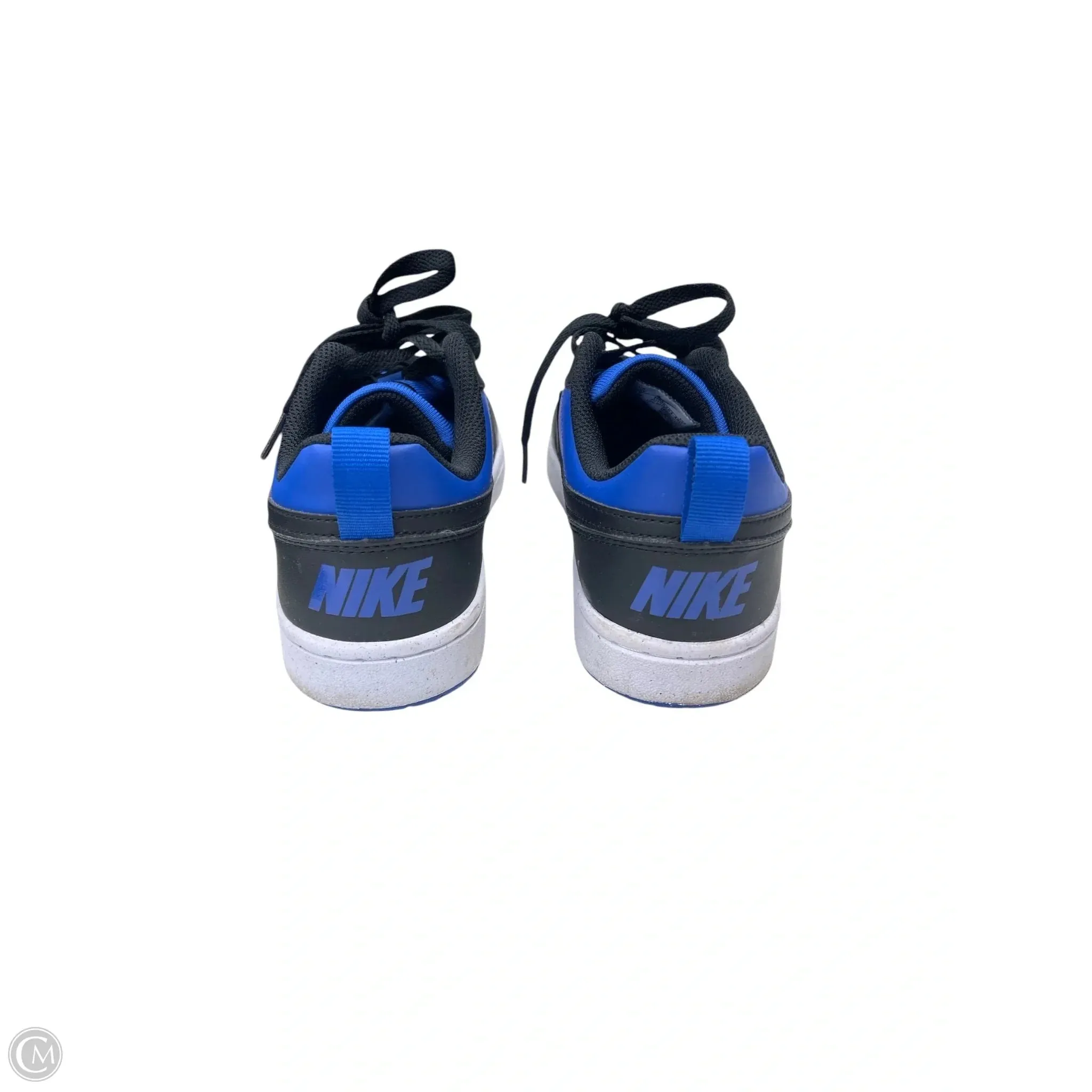 Shoes Athletic By Nike In Black & Blue, Size: 7