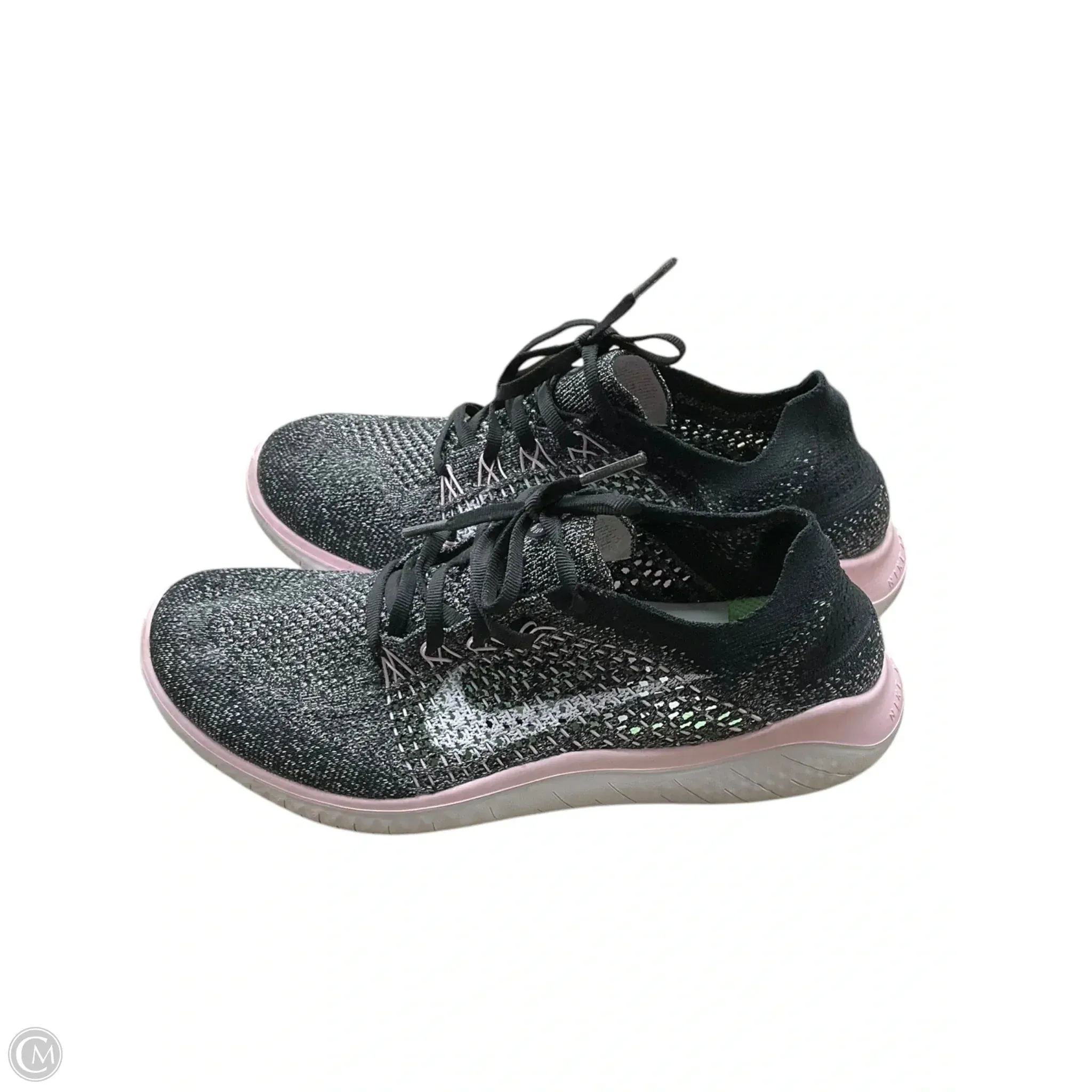 Shoes Athletic By Nike In Black & Pink, Size: 8.5