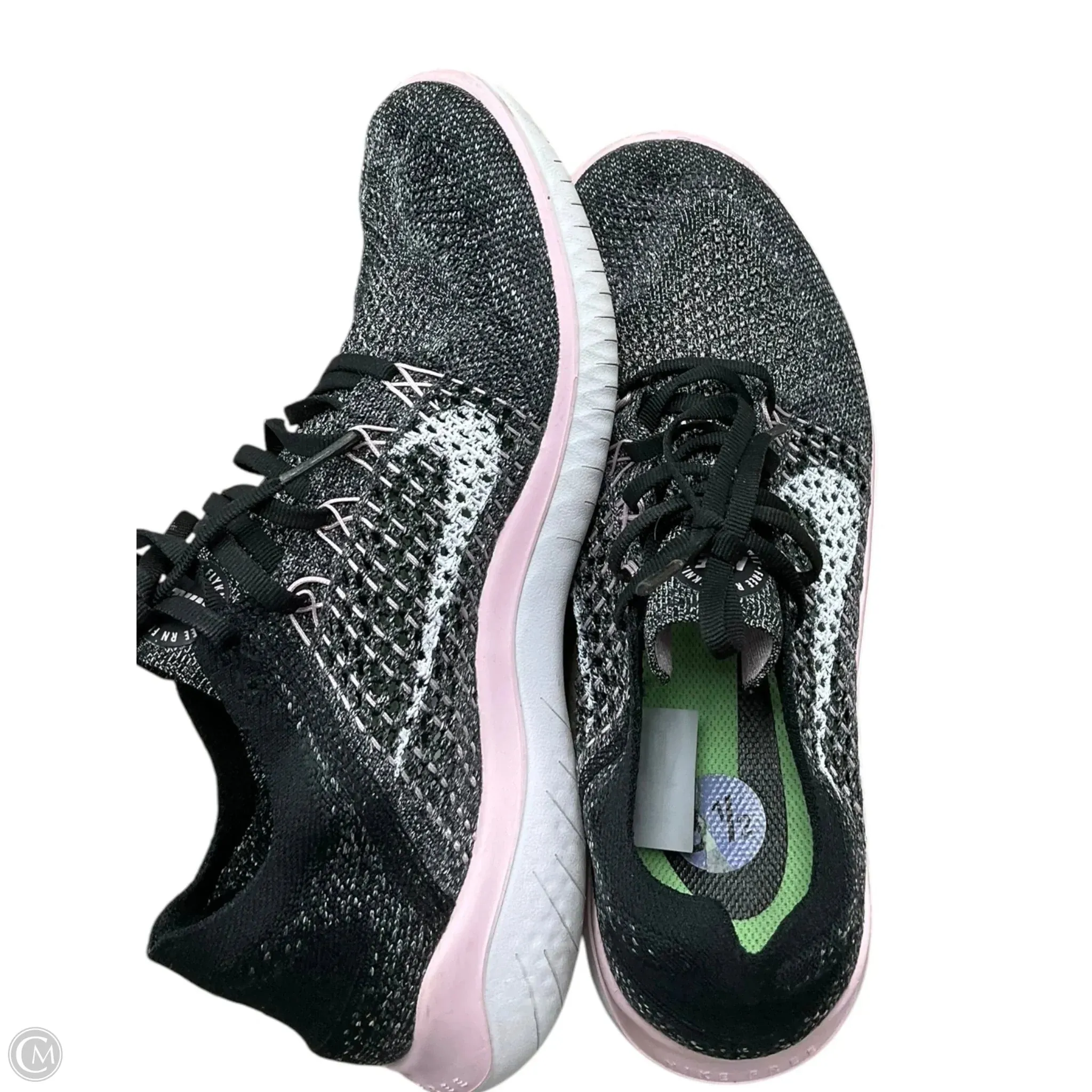 Shoes Athletic By Nike In Black & Pink, Size: 8.5