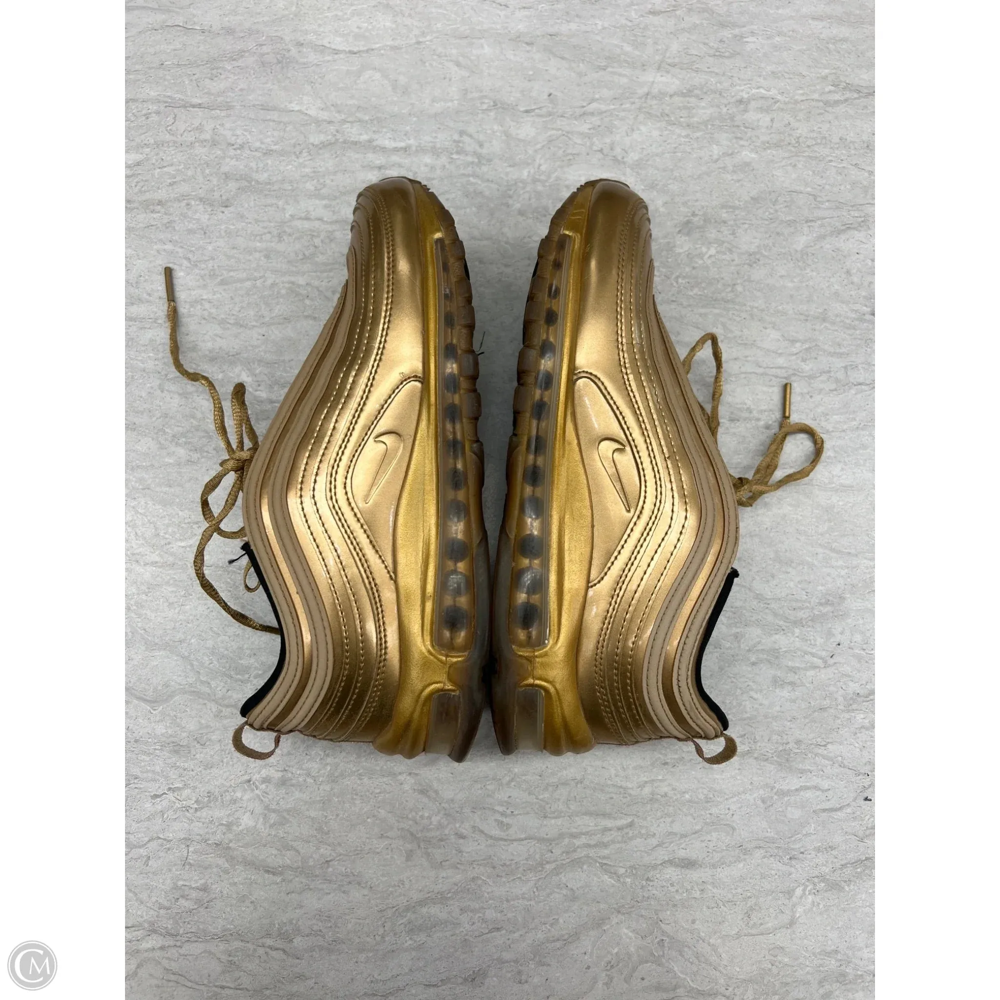 Shoes Athletic By Nike In Gold, Size: 8