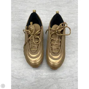 Shoes Athletic By Nike In Gold, Size: 8