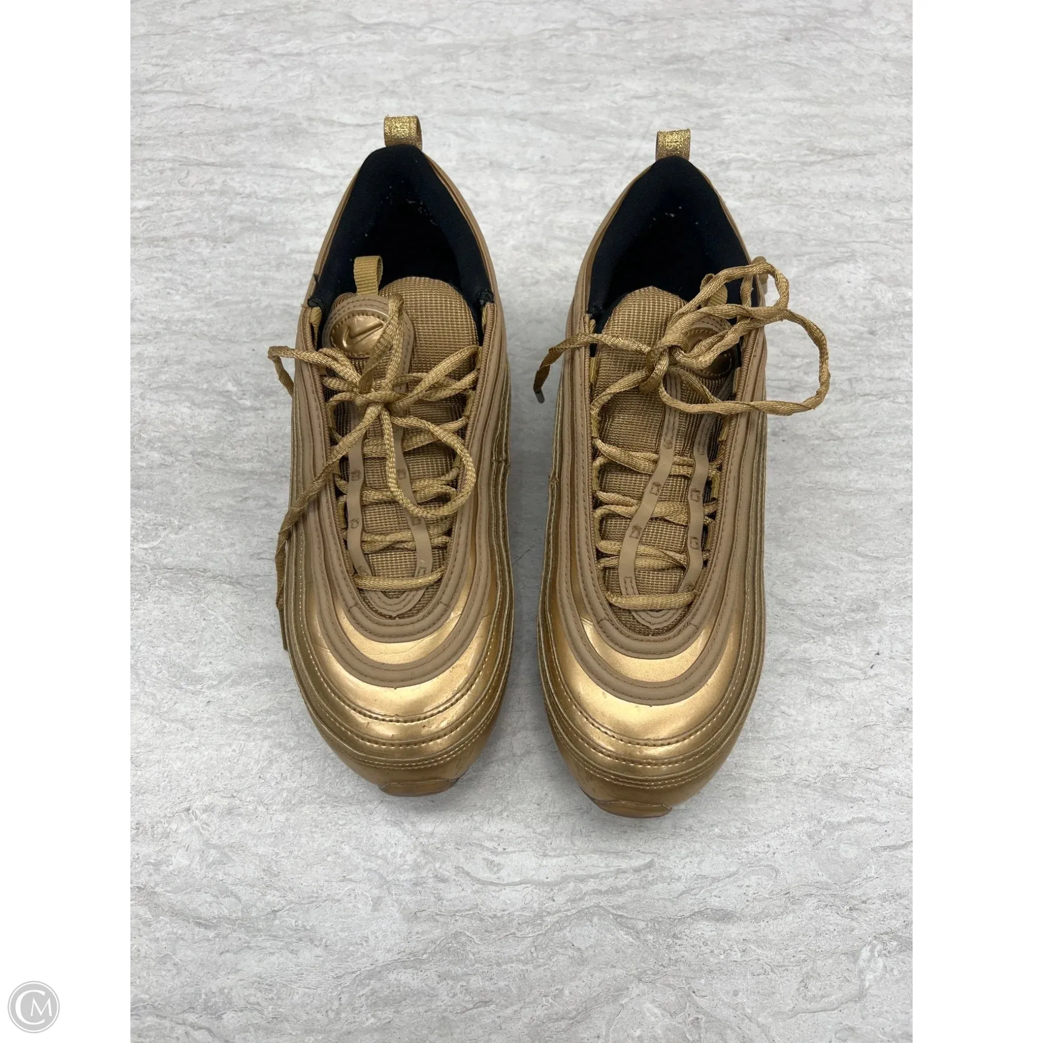 Shoes Athletic By Nike In Gold, Size: 8