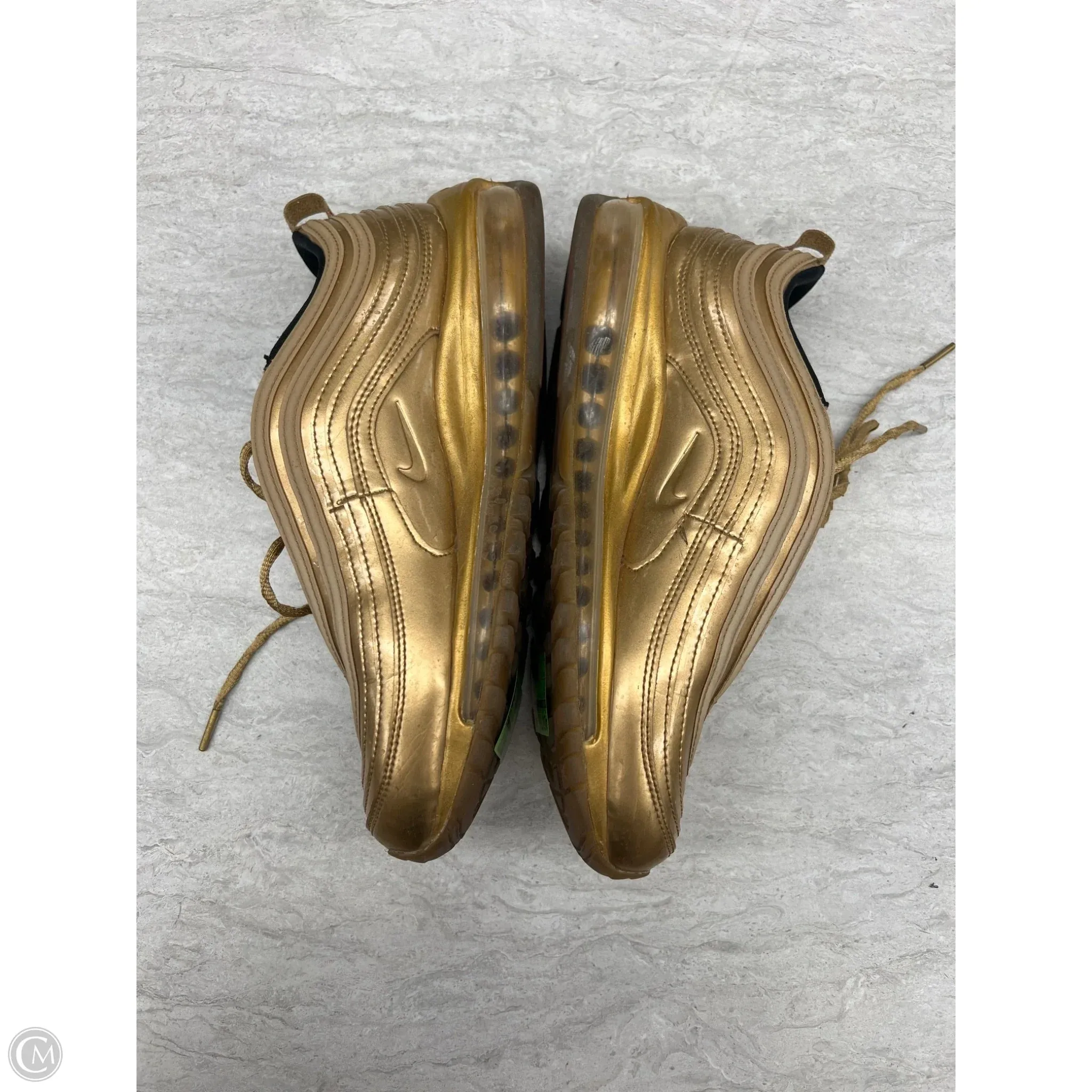 Shoes Athletic By Nike In Gold, Size: 8