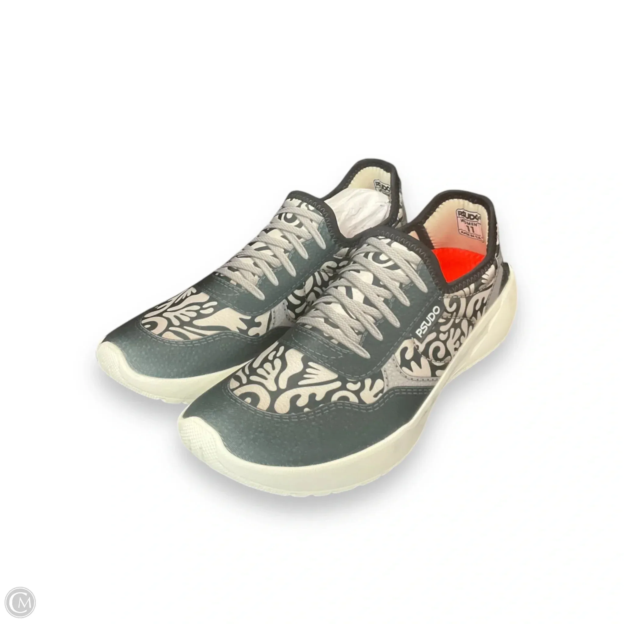 Shoes Athletic By psudo In Grey, Size: 11