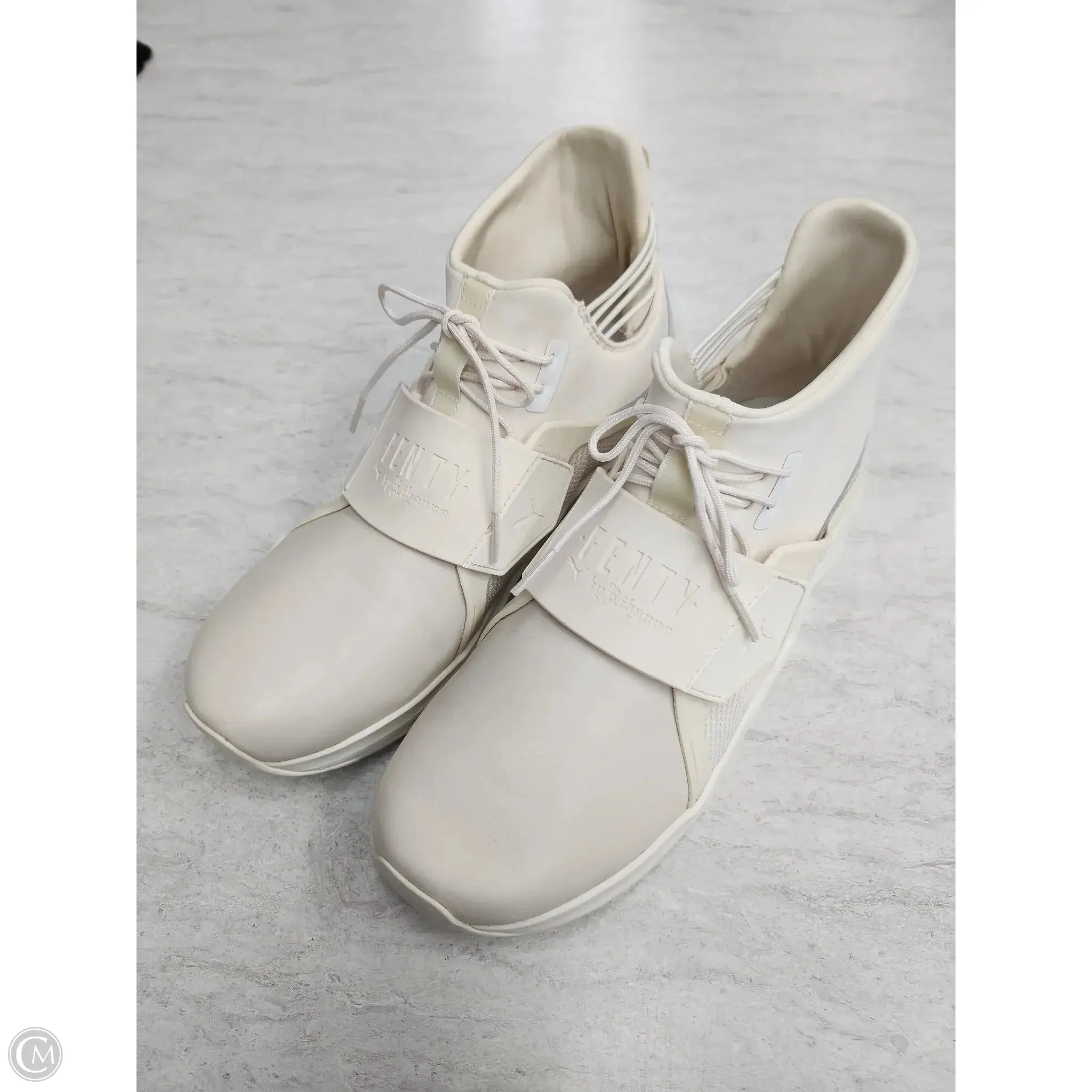 Shoes Athletic By Puma In Cream, Size: 10