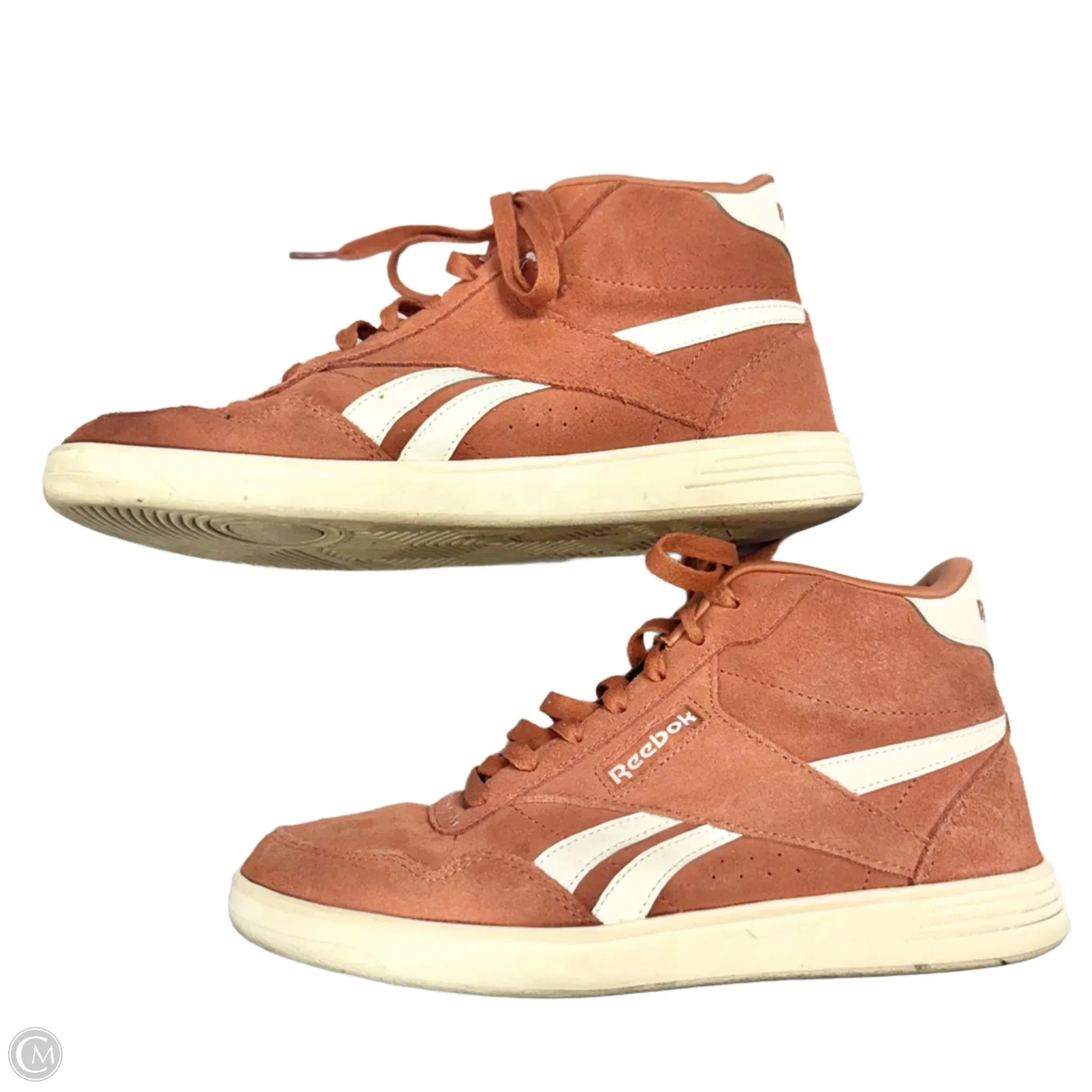 Shoes Athletic By Reebok In Orange & White, Size: 10