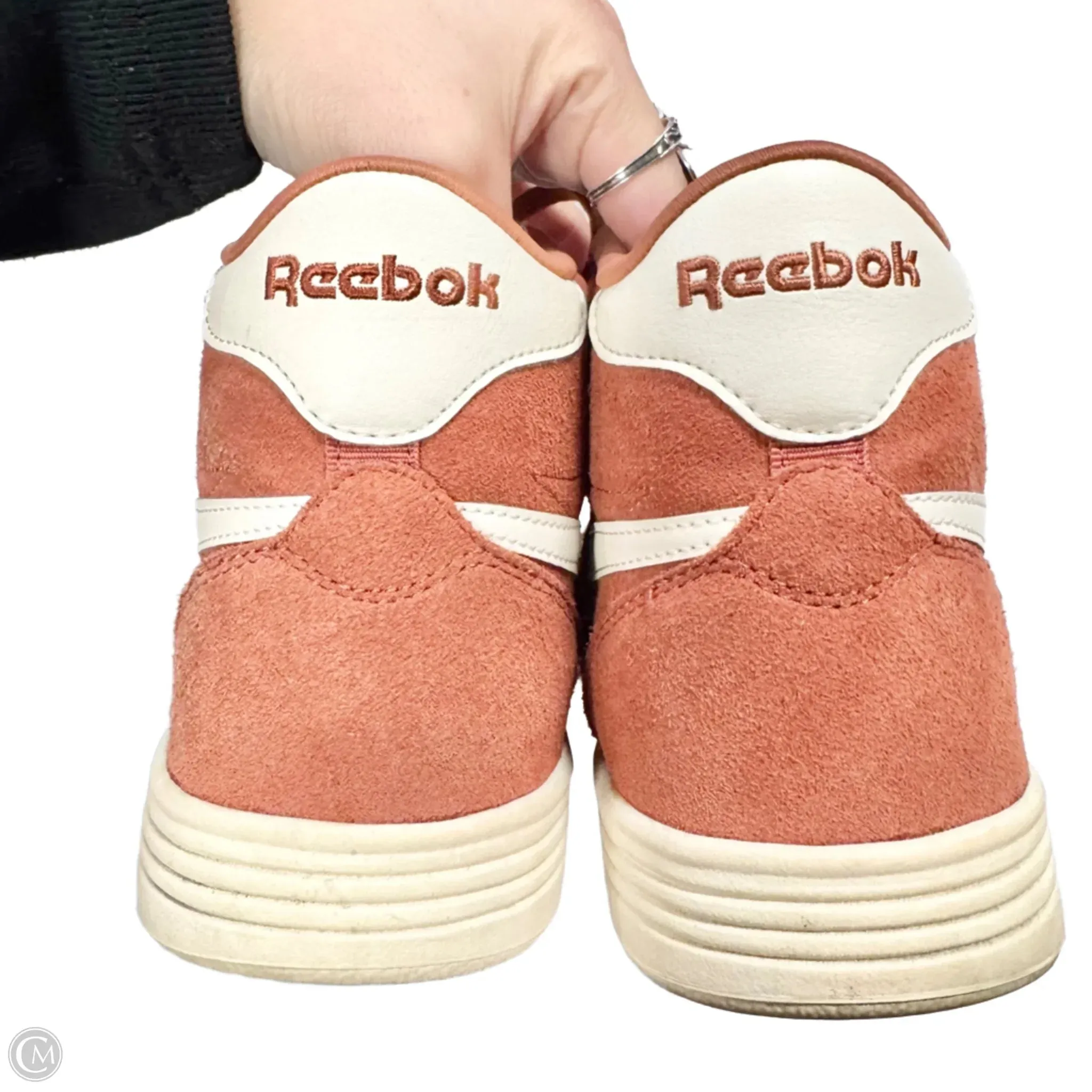 Shoes Athletic By Reebok In Orange & White, Size: 10