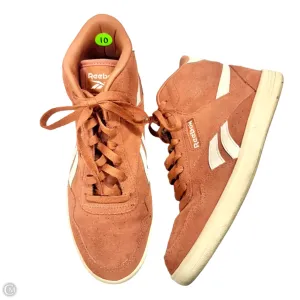 Shoes Athletic By Reebok In Orange & White, Size: 10