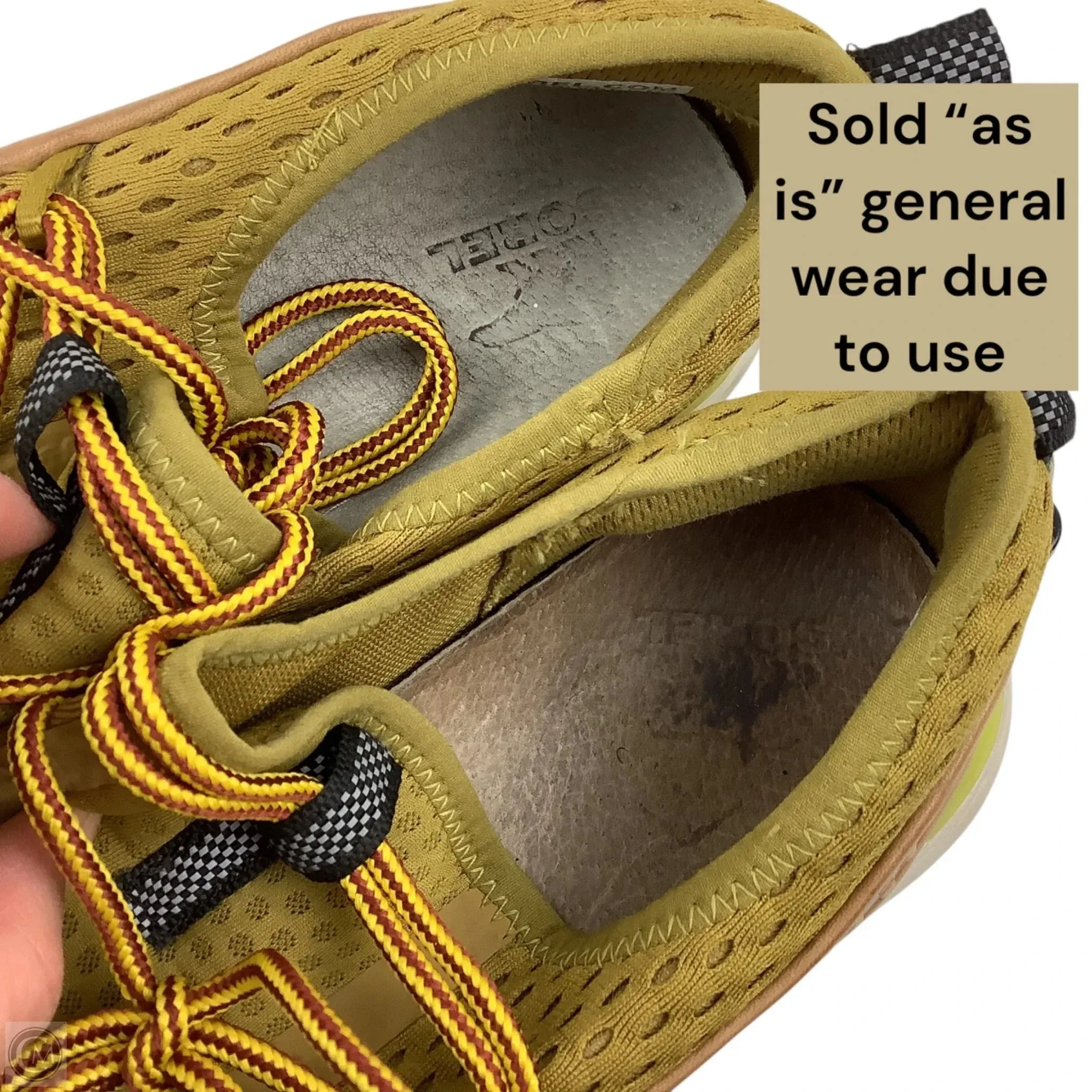 Shoes Athletic By Sorel In Yellow, Size: 9.5