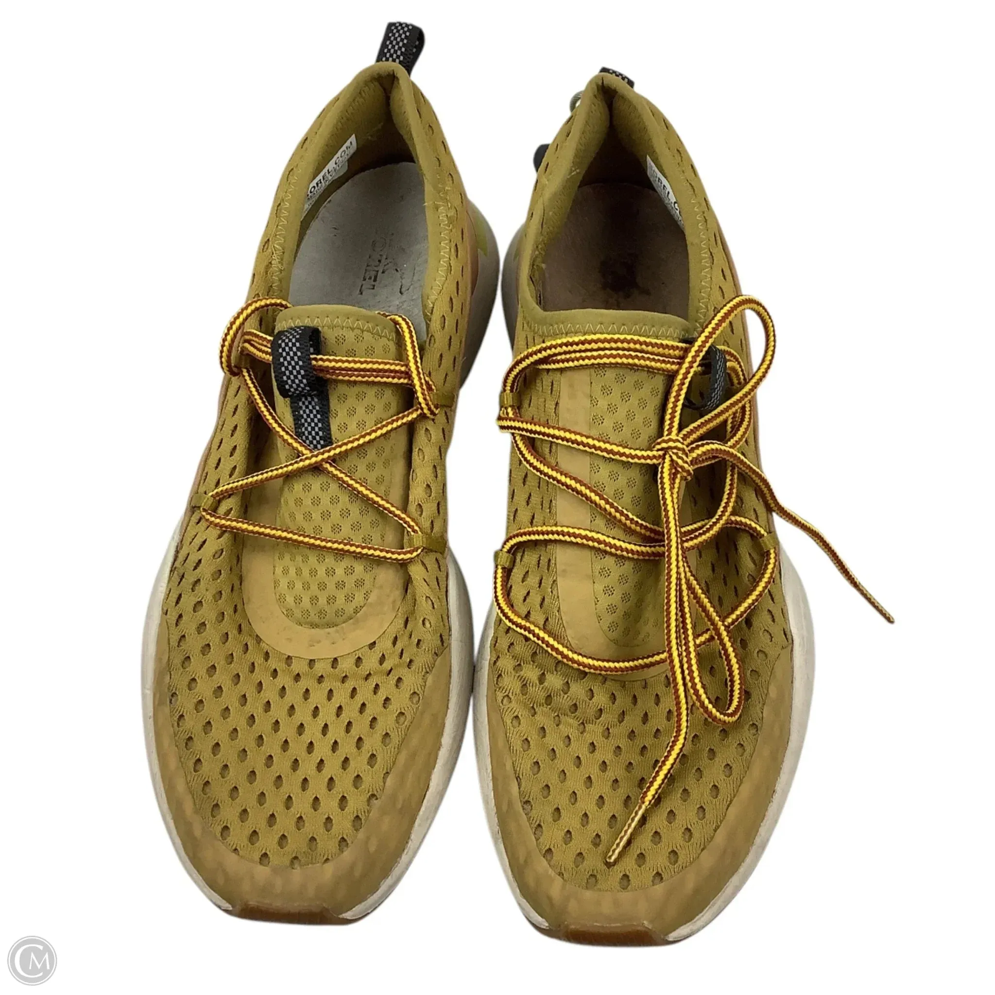 Shoes Athletic By Sorel In Yellow, Size: 9.5