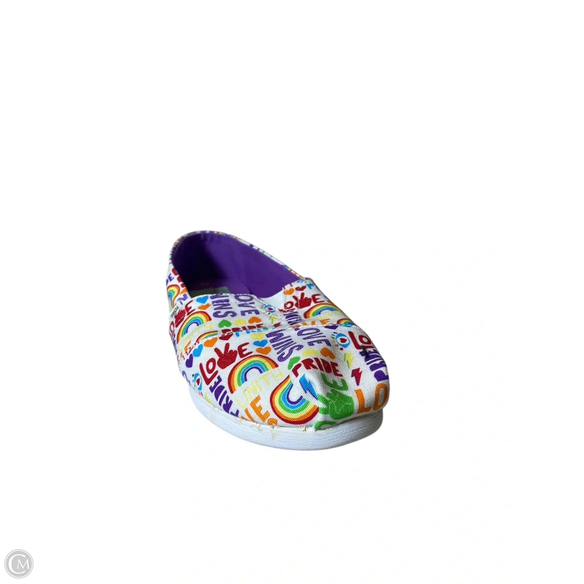 Shoes Athletic By Toms In Multi-colored, Size: 9