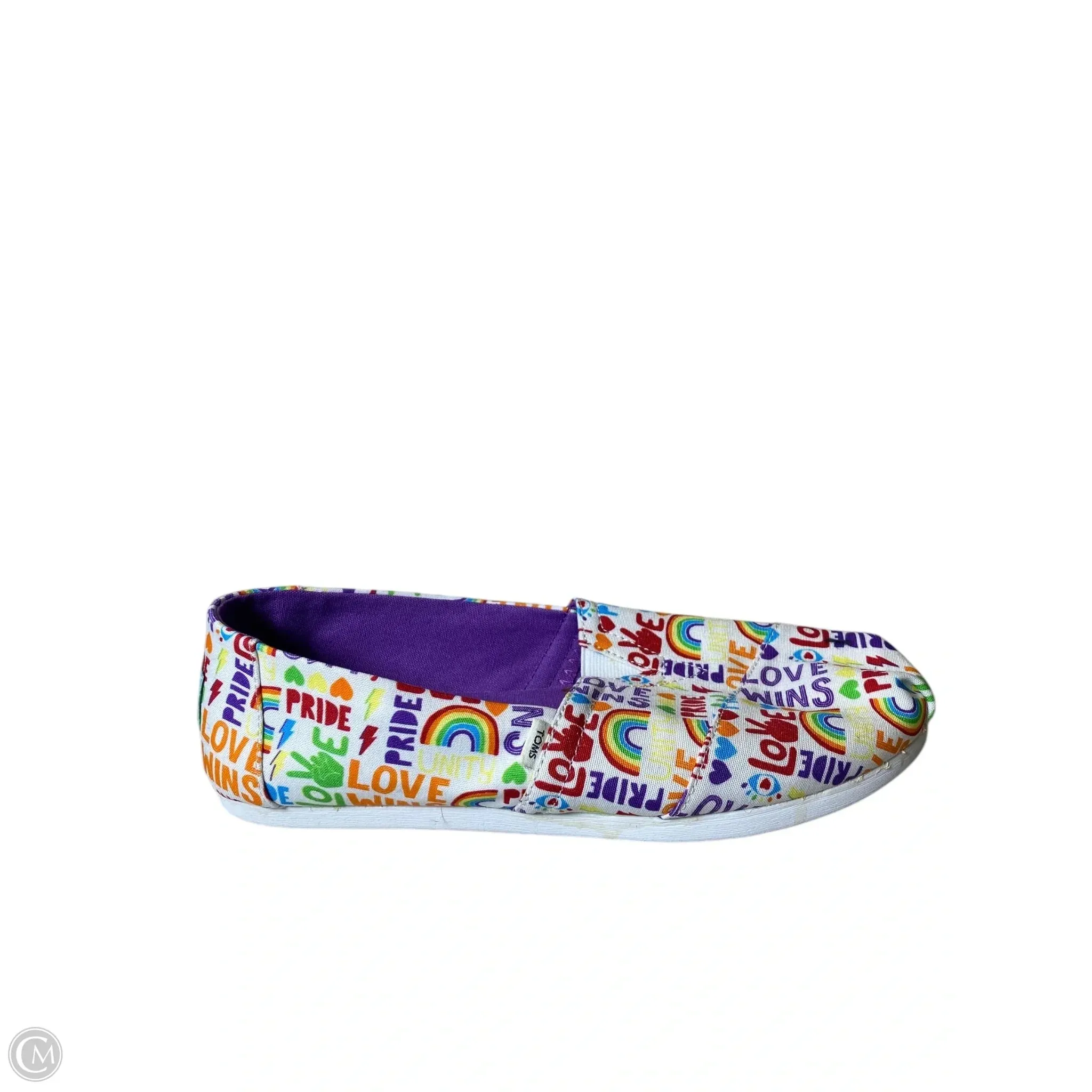 Shoes Athletic By Toms In Multi-colored, Size: 9