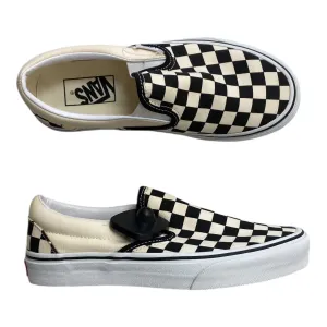 Shoes Athletic By Vans In Black & Cream, Size:6.5