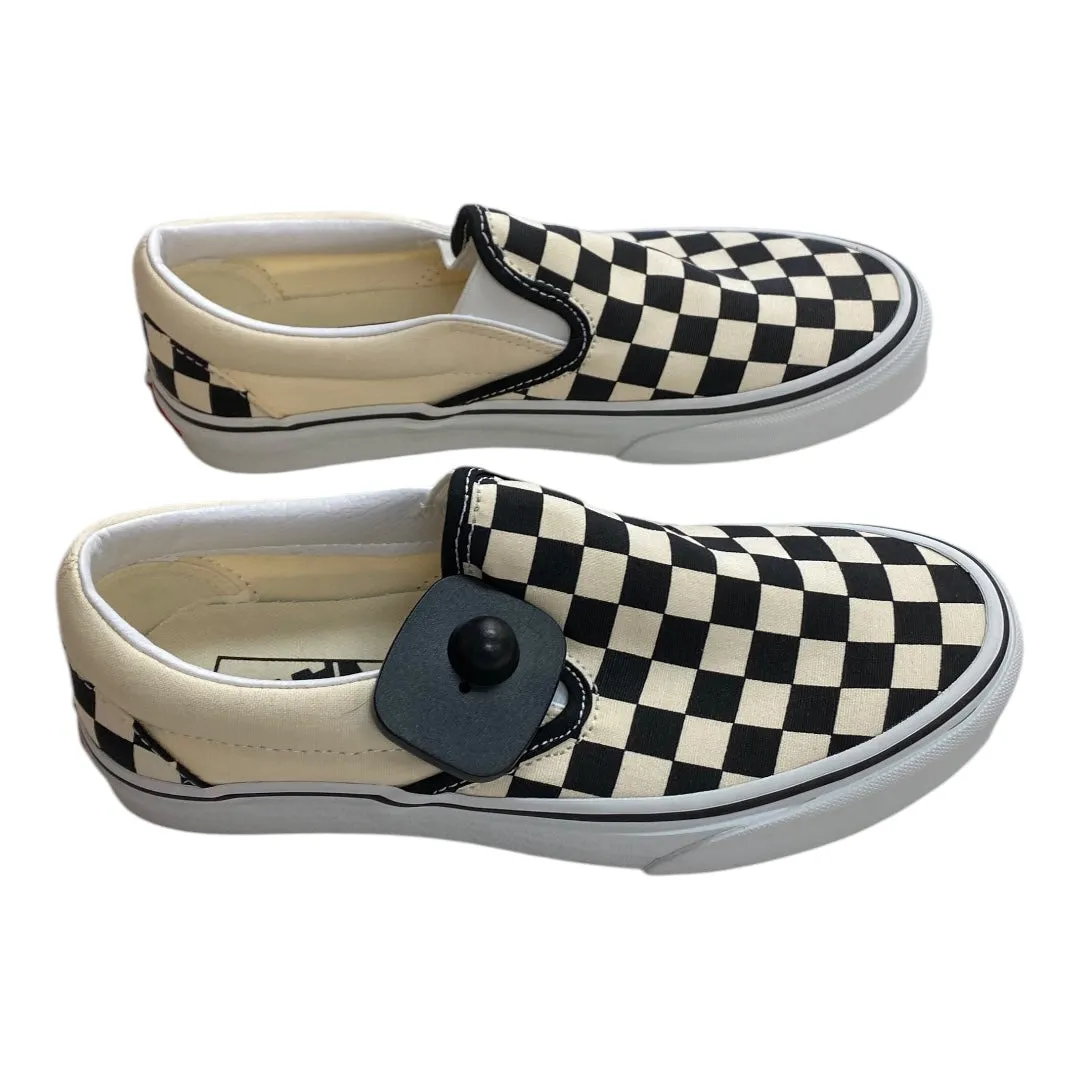Shoes Athletic By Vans In Black & Cream, Size:6.5