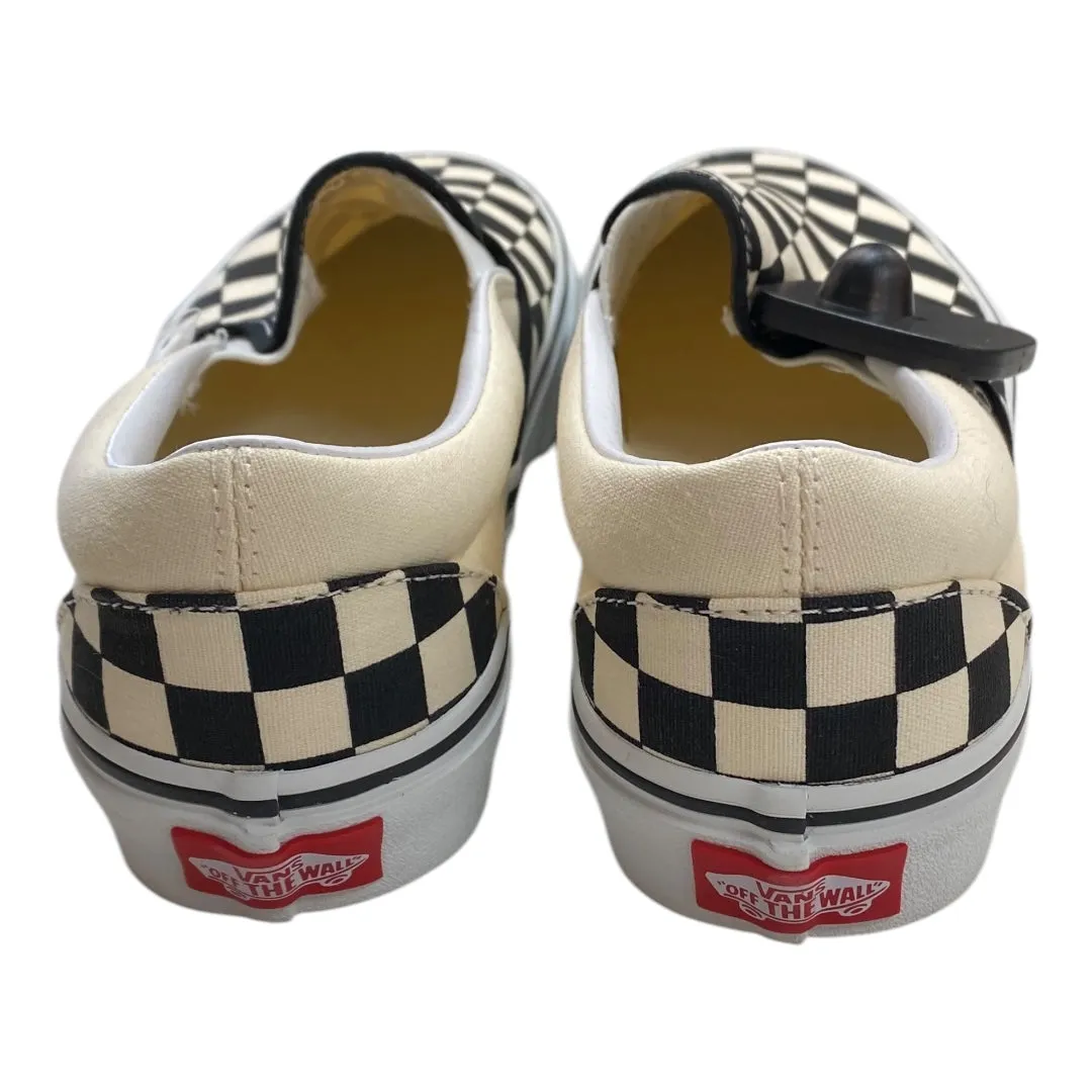 Shoes Athletic By Vans In Black & Cream, Size:6.5
