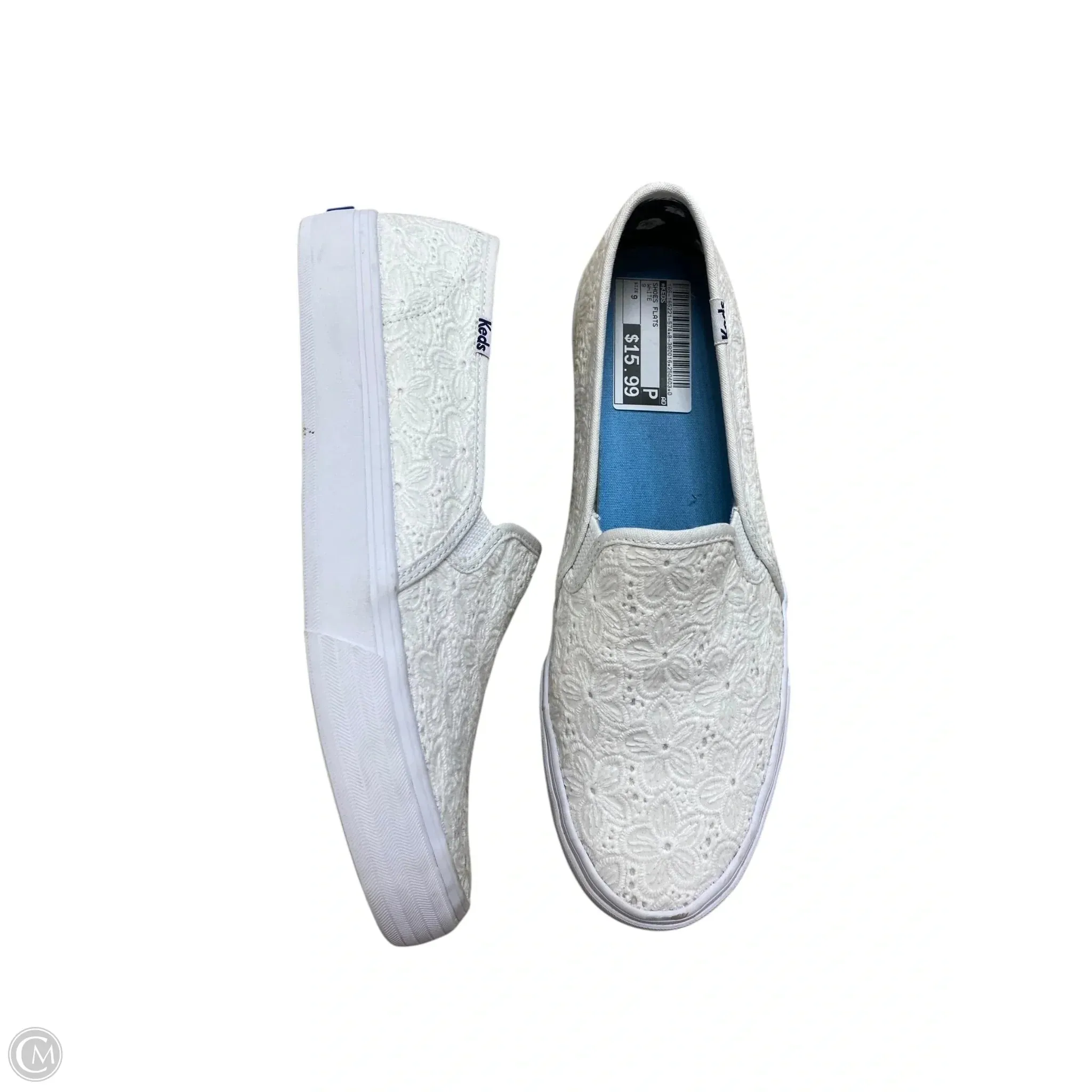 Shoes Flats By Keds In White, Size: 9
