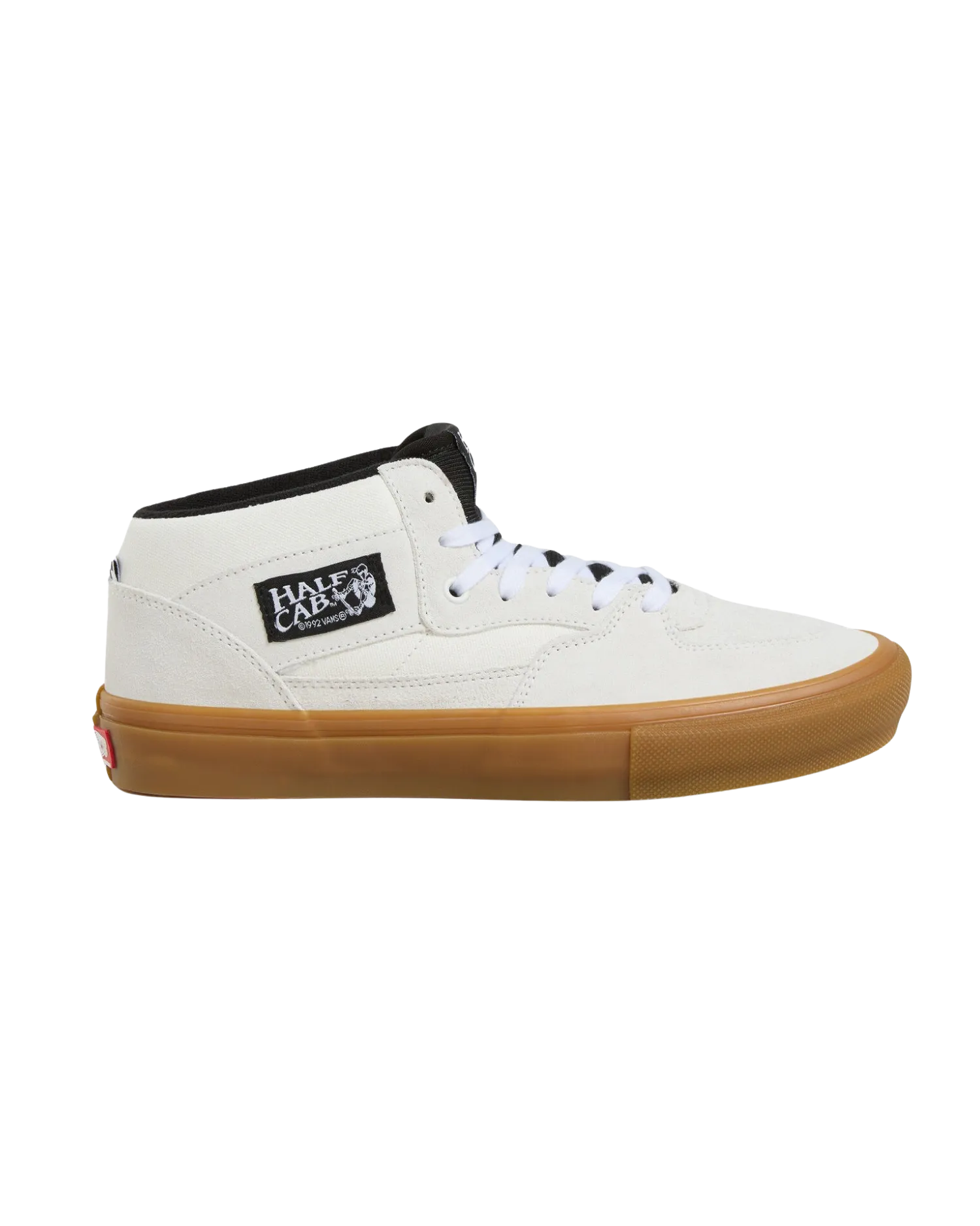 Skate Half Cab Shoes in Antique White & Gum