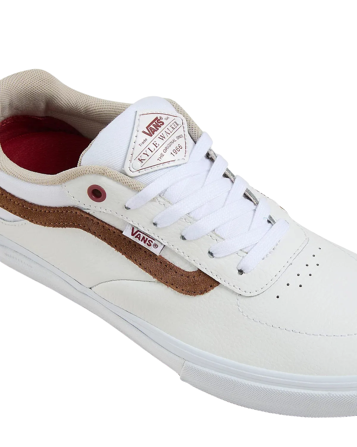 Skate Kyle Walker Shoes in White & Red