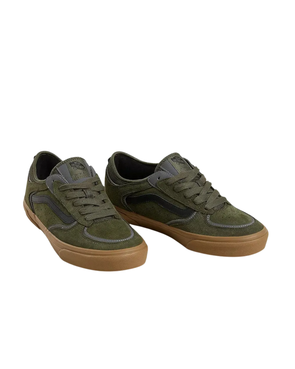 Skate Rowley Shoes in Green & Gum
