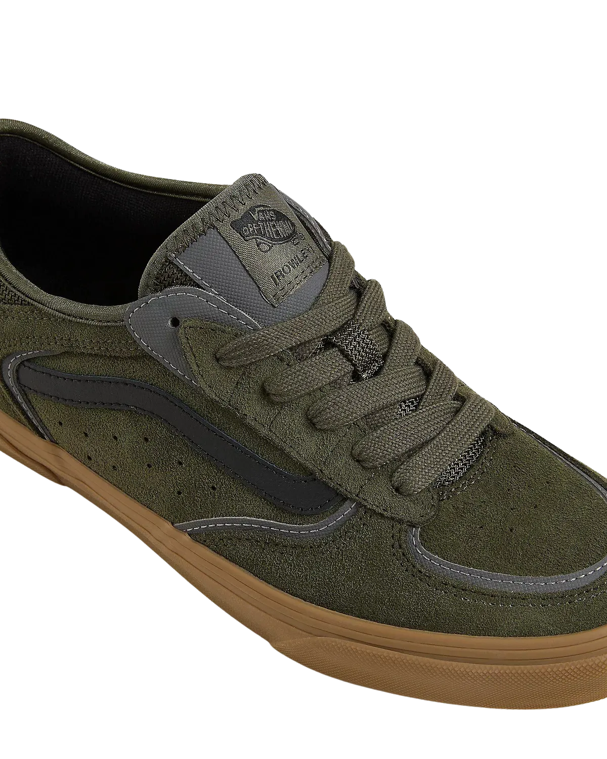 Skate Rowley Shoes in Green & Gum