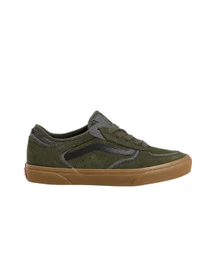 Skate Rowley Shoes in Green & Gum