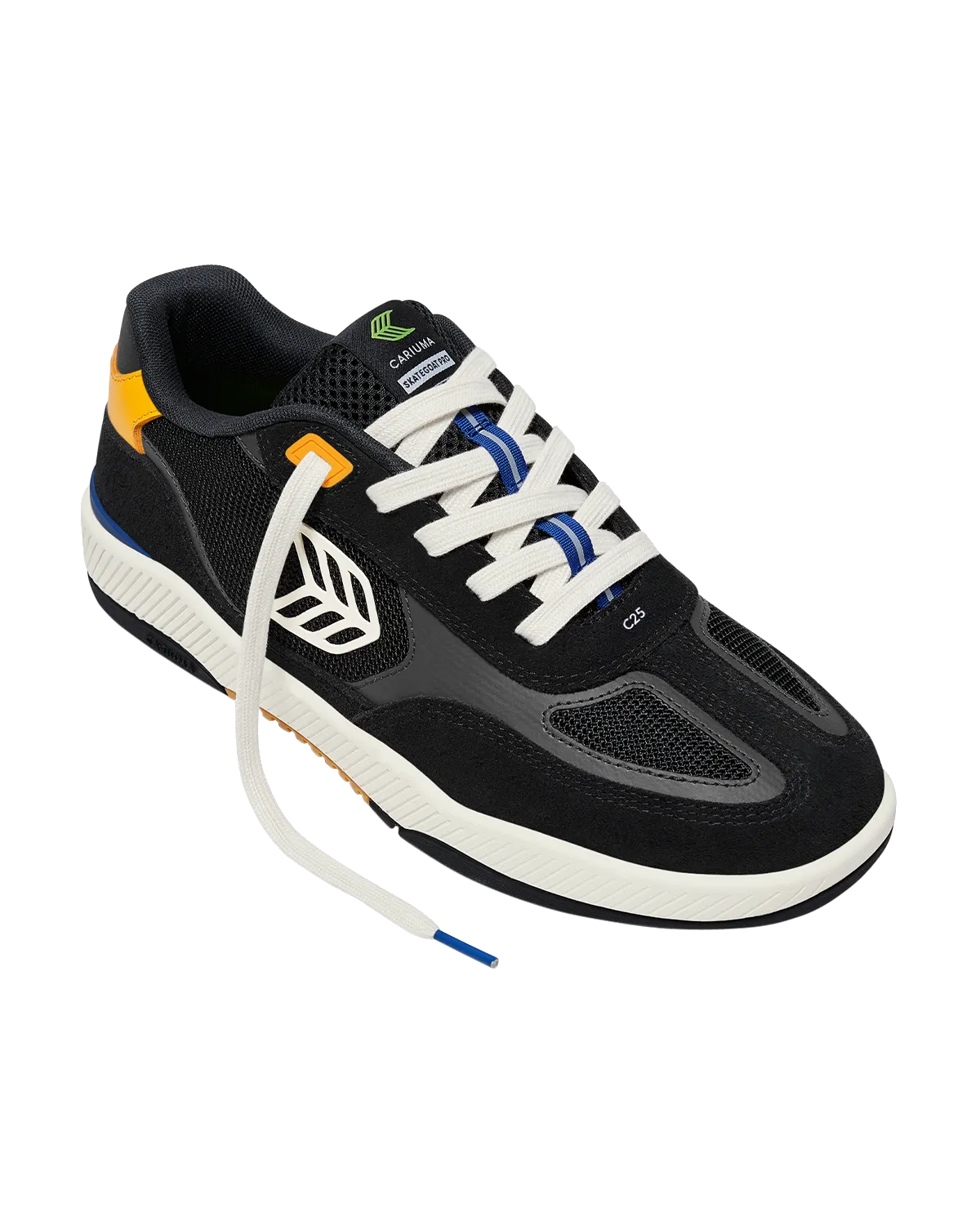 Skategoat C25 Shoes in Black, Yellow & Ivory