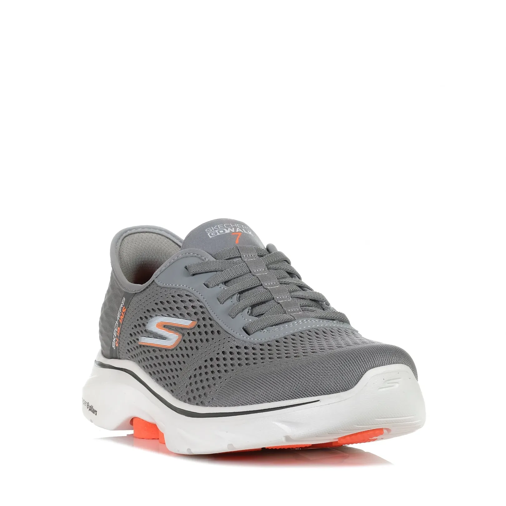 Skechers Slip-Ins: GOwalk 7 - Free Hand 2 216648 Grey/Orange