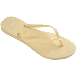 Slim Flip Flops in Buttercream