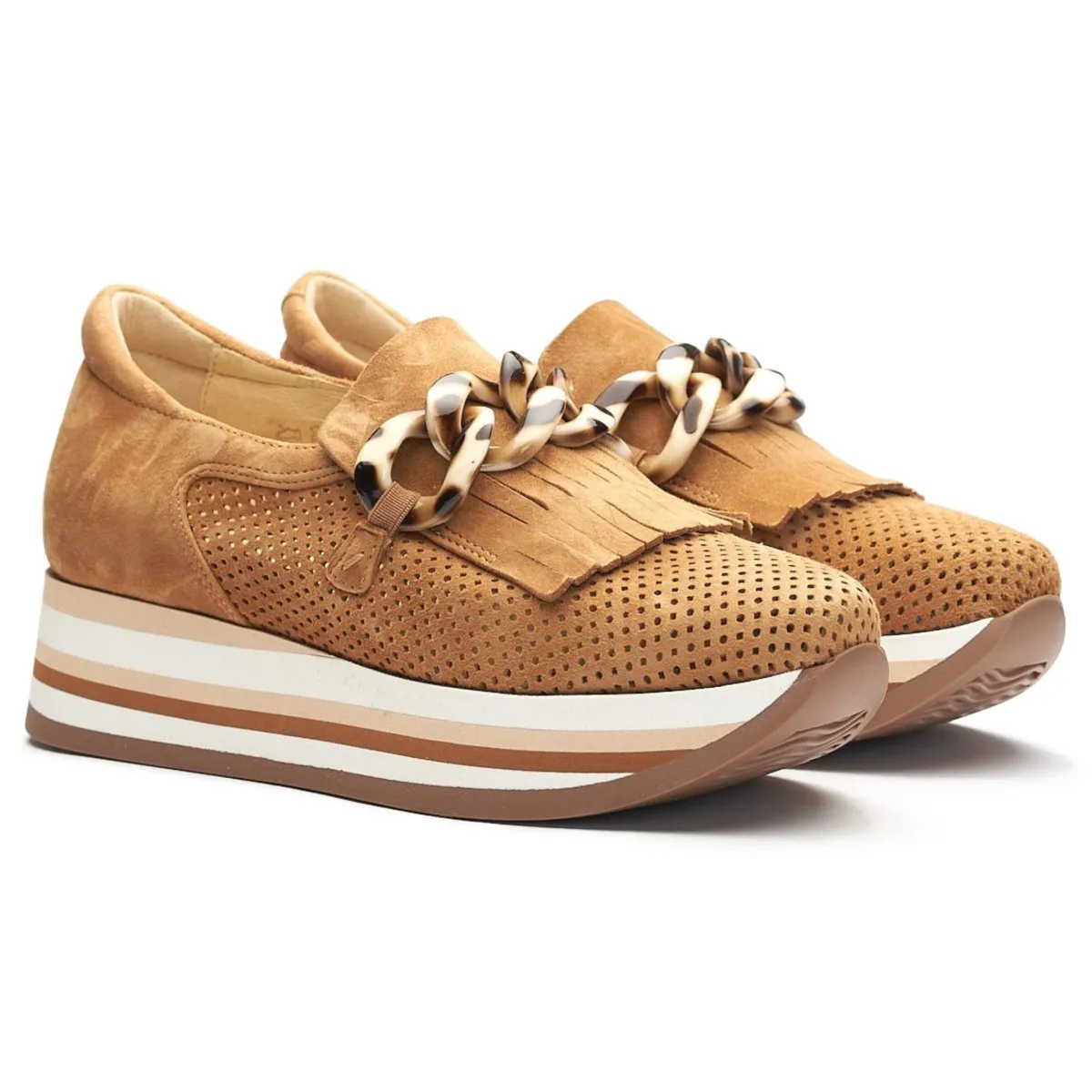 Softwaves Women's Caddie Cognac Suede