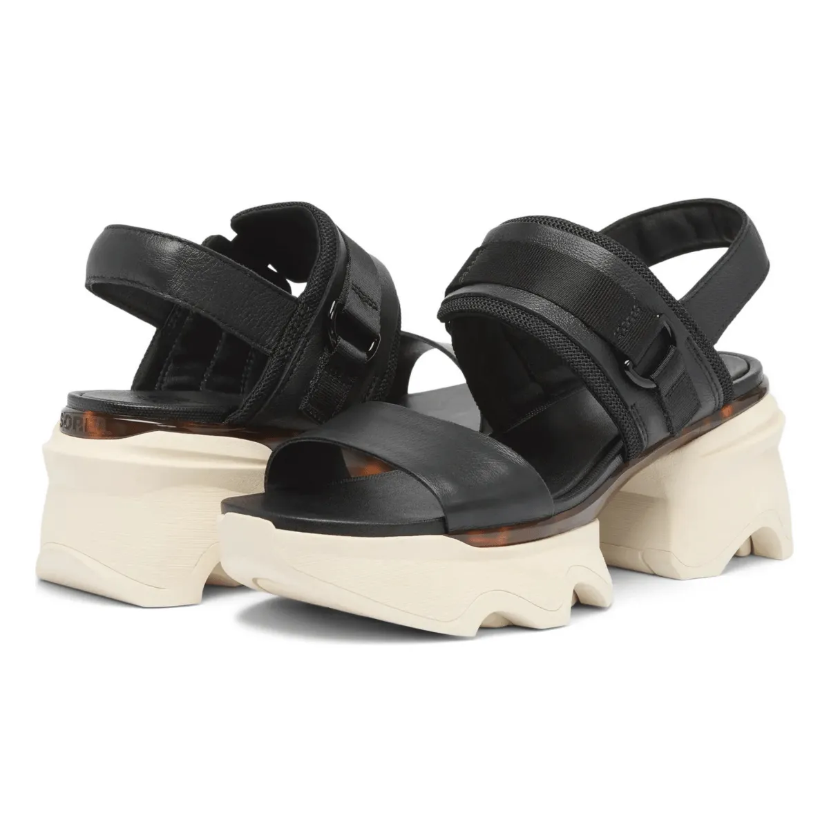 Sorel Women's Kinetic Impact Slingback Heel Black/Chalk