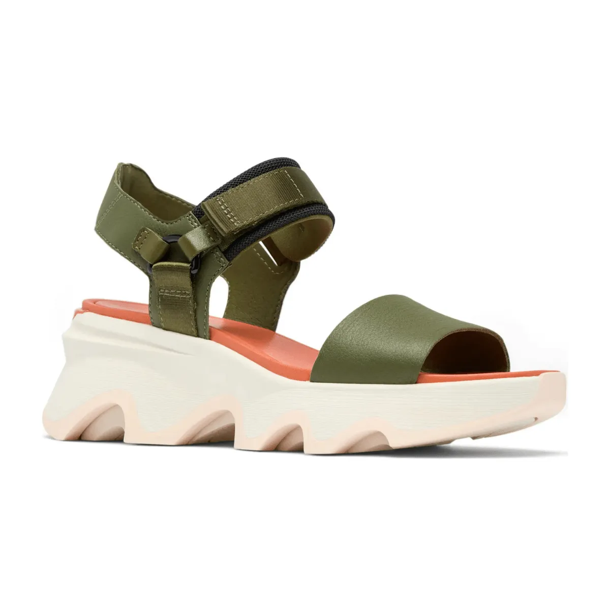 Sorel Women's Kinetic Impact Y-Strap High Utility Green/Pearlescent