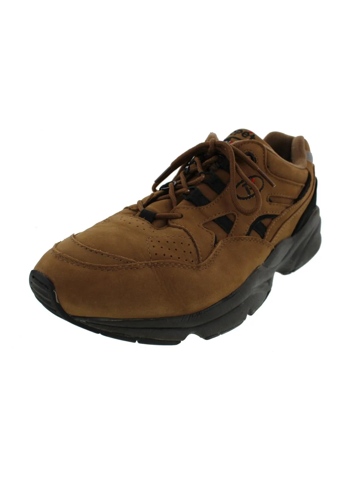 Stability Walker Mens Contrast Trim Athletic Walking Shoes
